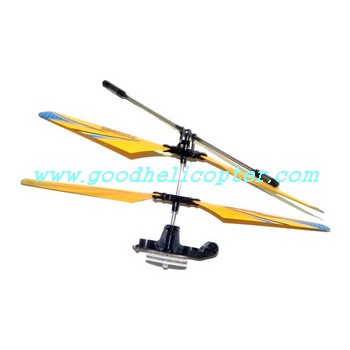 dfd-f102 helicopter parts body set + balance bar + main blades (yellow color)